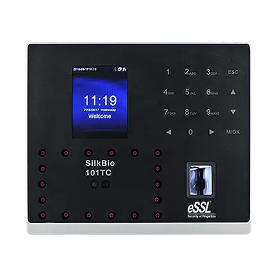 SilkBio-101TC Multi-Biometric Time Attendance and Access Control System by CDN Technologies